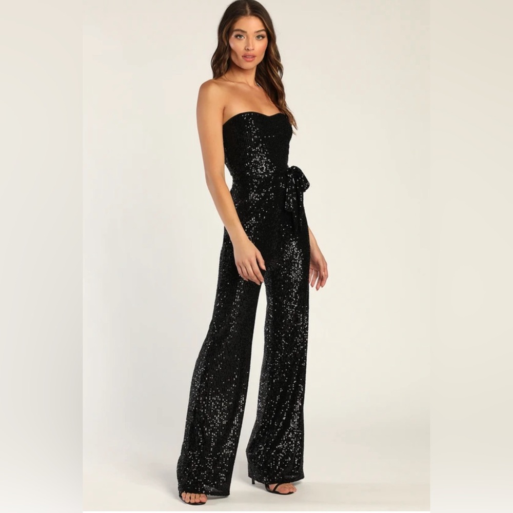 Lulus sequin jumpsuit